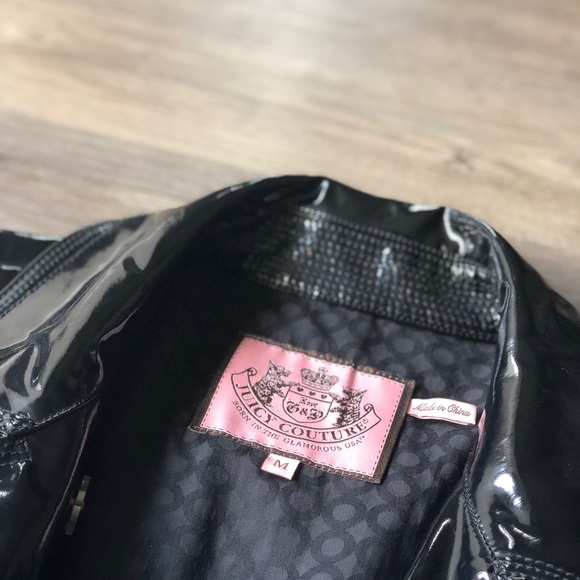 Juicy Couture Patent Ruffle Raincoat - Picture 3 of 6